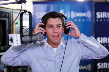 Jordan Gremli '08 at work at Sirius XM Satellite Radio