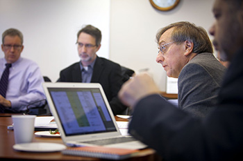 Kent Fuchs meets with Cornell deans