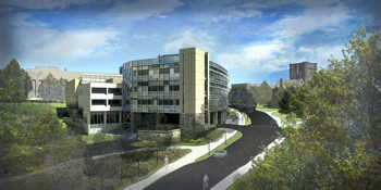 design rendering of new health center