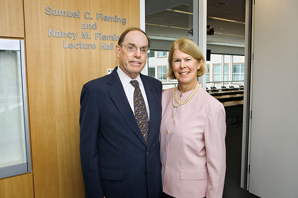 Trustee Emeritus Sam Fleming '62 and his wife, Nancy Fleming