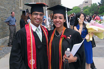Terrero at her 2007 graduation from Cornell