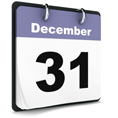 December 31 calendar page