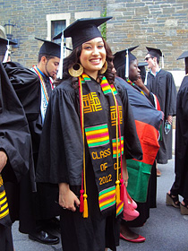 Ashley Garcia at Cornell 2012 graduation