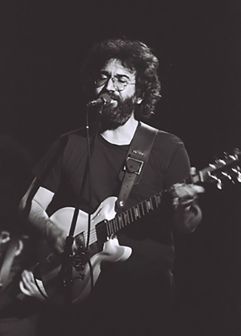 Jerry Garcia in Bailey Hall in 1975