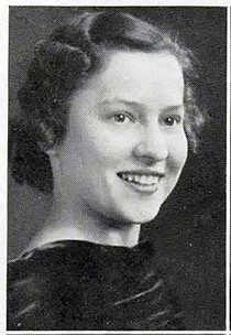 Stephanie Czech's photo in the 1937 Cornellian