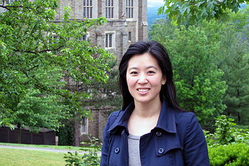 Scarlet Fu on campus in 2013