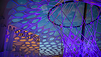Lumen installation at MoMA PS1 courtyard