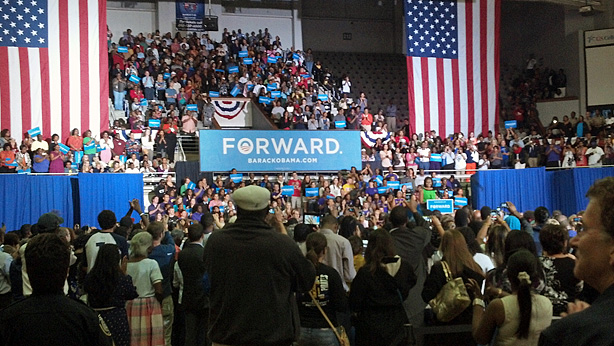 Obama campaign event in Greenville N.C.