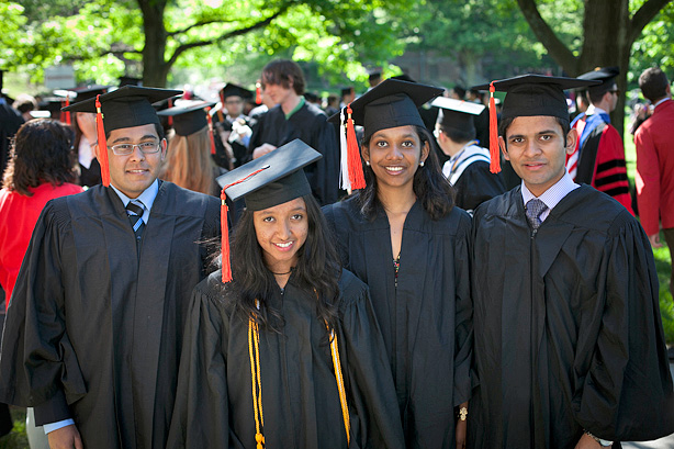 Tata Scholars before Commencement procession