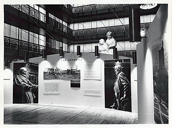Lincoln Center exhibit during Cornell Week in 1965