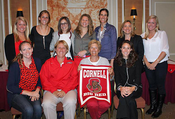 Cornell Field Hockey Association members at New York City regional event