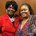 Michelle Brown-Grant with Denise Lee