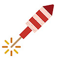 crowdfunding rocket graphic