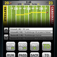 Football application on smartphone