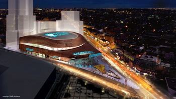 Artist's rendering of Barclays Center