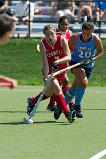 Mallory Bannon in action on the field