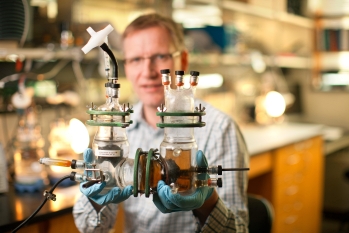 Lars Angenent, inventor of a novel anaerobic bioreactor