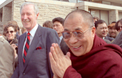 The Dalai Lama visits Cornell