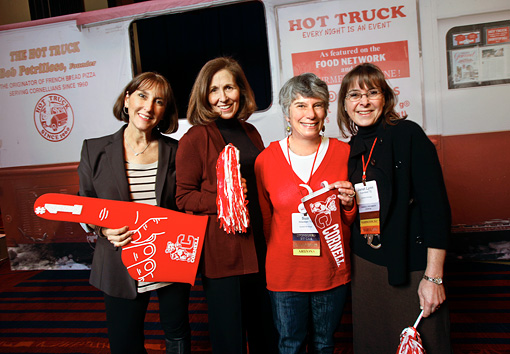 Suzi Hileman with former SDT sisters at Cornell Alumni Leadership Conference in Washington D.C. in January 2012