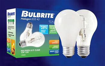 Bulbrite light bulbs and packaging