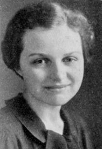 Ellen Albertini Dow 1935 yearbook photo