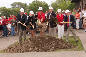 Groundbreaking ceremony for boathouse project