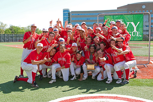 Big Red men's baseball team celebrates Ivy League championship