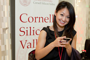 Attendee at Cornell Silicon Vally event