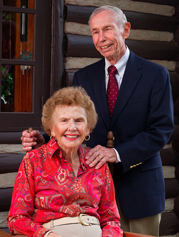 Arthur Wolcott '49 and his wife, Audrey