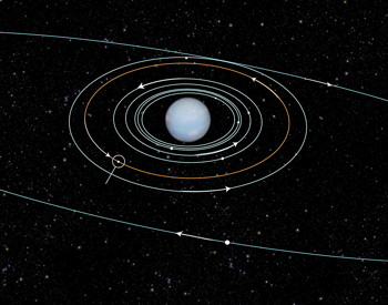 diagram of orbits of Neptune's moons