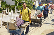Alumni assist in cleanup at Breezy Point, Queens