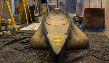 Engineering student project team concrete canoe