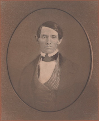 Ezra Cornell, chalk drawing from a daguerreotype