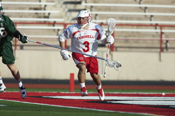 Rob Pannell on the field for Big Red lacrosse
