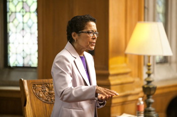 Renee Alexander '74, associate dean of students and director of intercultural programs; she also is one of Cornell's five University Diversity Officers.