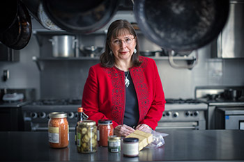 Olga Padilla-Zakour is the director of the Food Venture Center in Geneva, New York; she has worked with many New York City-based clients to help them launch their food products from the home kitchen to the commercial market.
