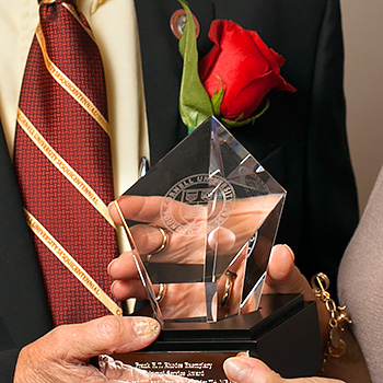 Rhodes Exemplary Alumni Service Award detail