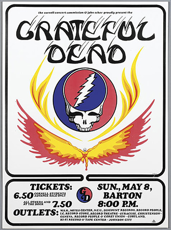 Poster for Grateful Dead 1977 Barton Hall show