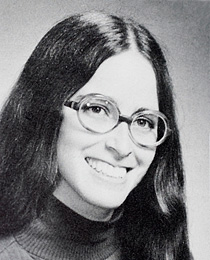 Martha Oschrin Robertson in yearbook picture