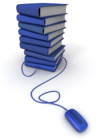 Books and computer mouse image