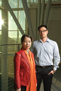 Assistant professors Eun-Ah Kim and Kyle Shen