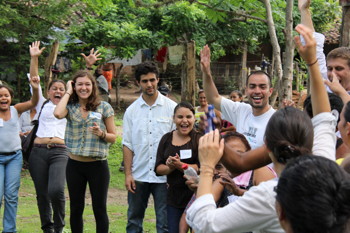Cornell students participate in group activity in Nicaragua