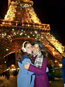 Rebecca Urquiola at Eiffel Tower in Paris