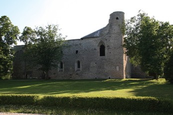 Castle ruins that date to the 13th century