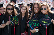 Hotel students at graduation