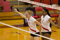 Cornell Athletics collage image: volleyball