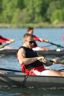 Cornell Athletics collage image: rowing